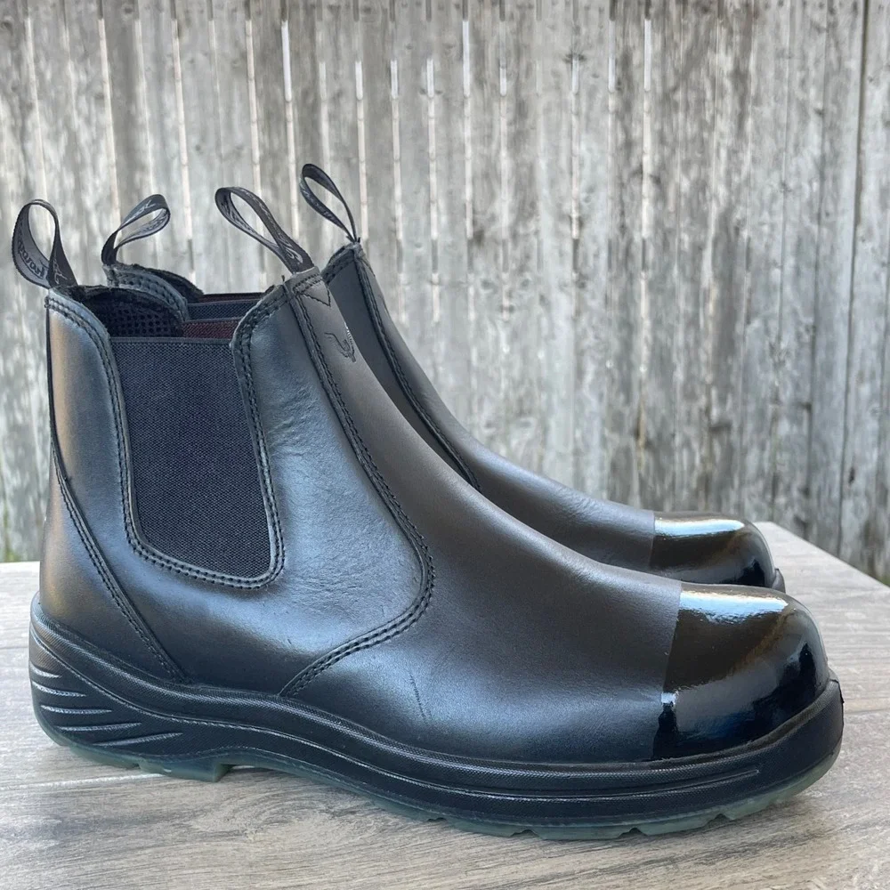 Thorogood Chelsea Work Boots Men‎ 10M Black 804-6134 Composite Safety Toe EH 6